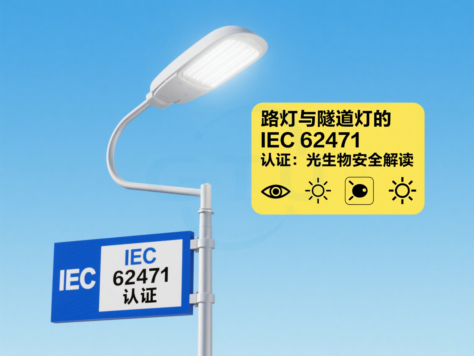路灯与隧道灯的 IEC 62471 认证：光生物安全解读